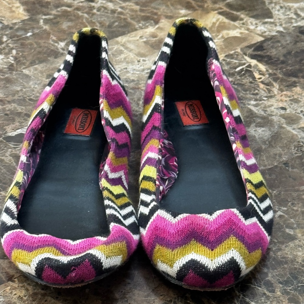 Missoni Multicolor Zigzag Women's Flats